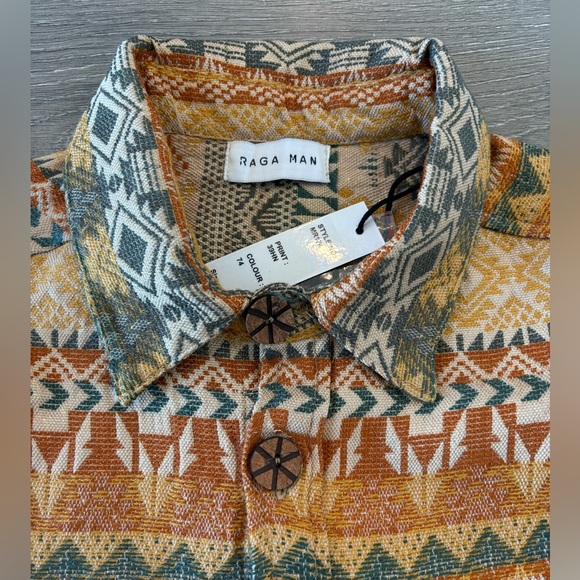 Men’s Long Sleeve Raga Man Shirt - Picture 4 of 4